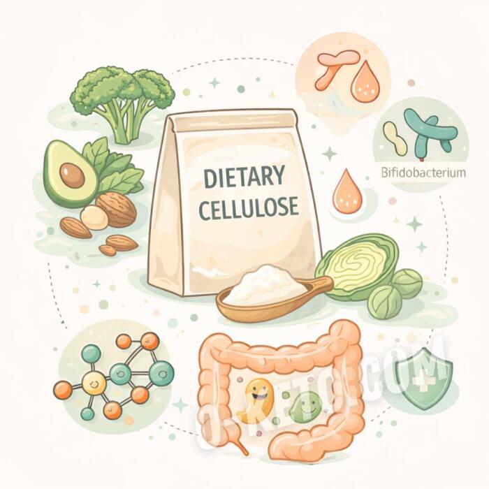 Food cellulose