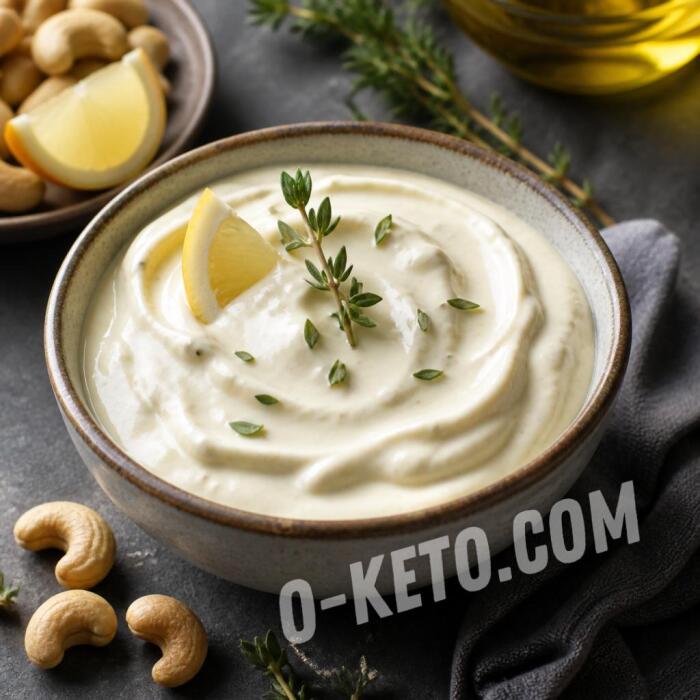 Cashew Sauce with Garlic and Thyme Cashew Sauce with Garlic and Thyme