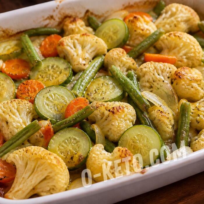 Cauliflower and Green Bean Casserole