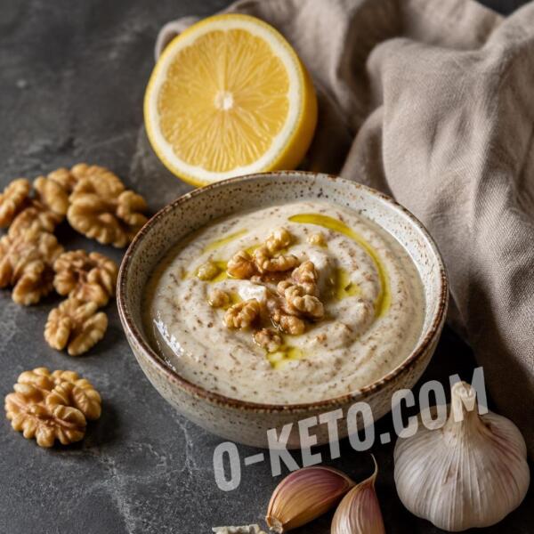 Keto recipes: Walnut and lemon sauce