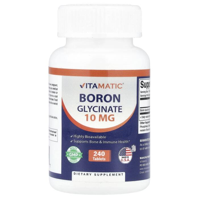 Vitamatic,-Boron-Glycinate,-10-mg,-240-Tablets