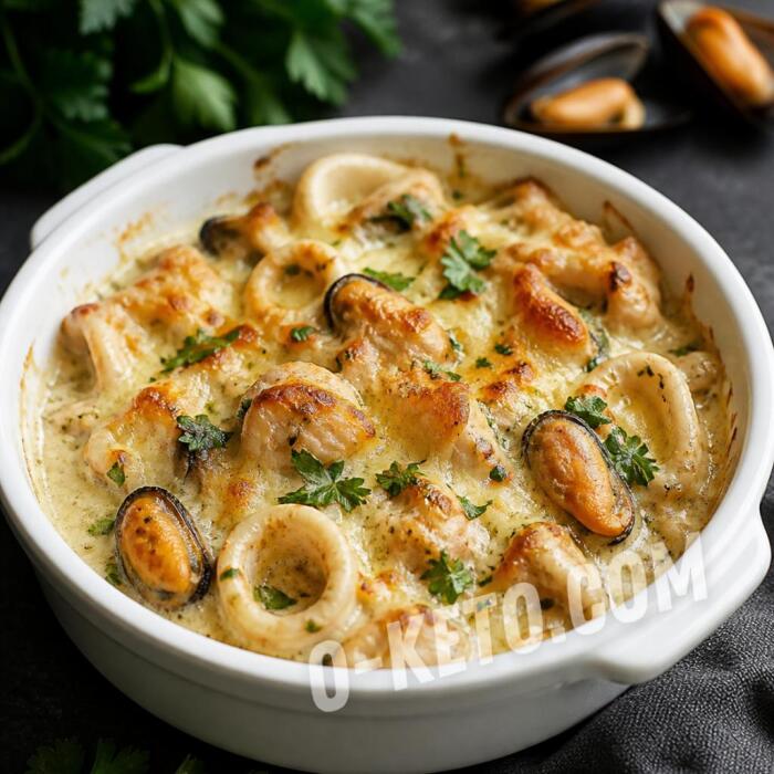 Mussel and Squid Julienne Mussel and Squid Julienne