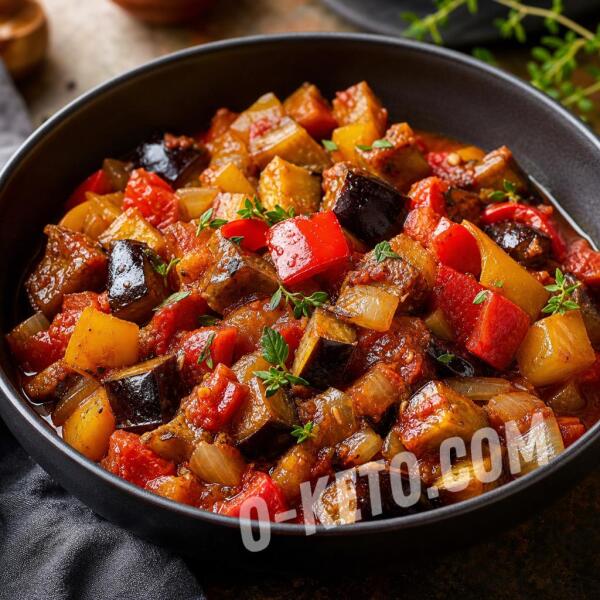 Рецепты на кето: Овощное рагу с куркумой и зирой Рецепты на кето: Овощное рагу с куркумой и зирой