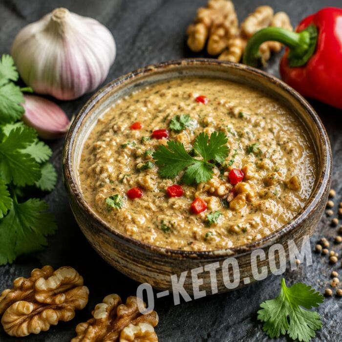 Соус из грецких орехов с кориандром Соус из грецких орехов с кориандром