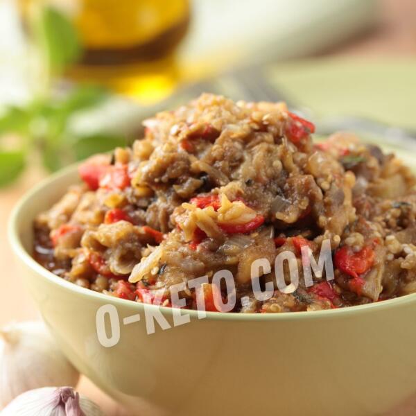 Keto recipes: Eggplant caviar