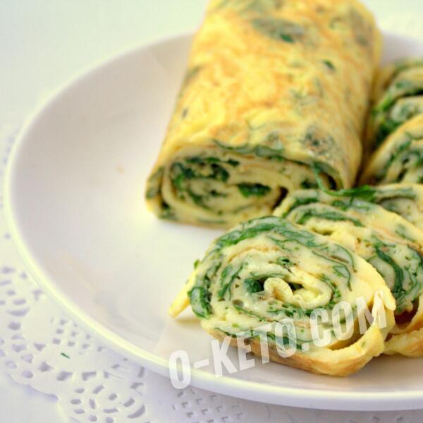 Keto recipes: Tuna egg roll Keto recipes: Tuna egg roll