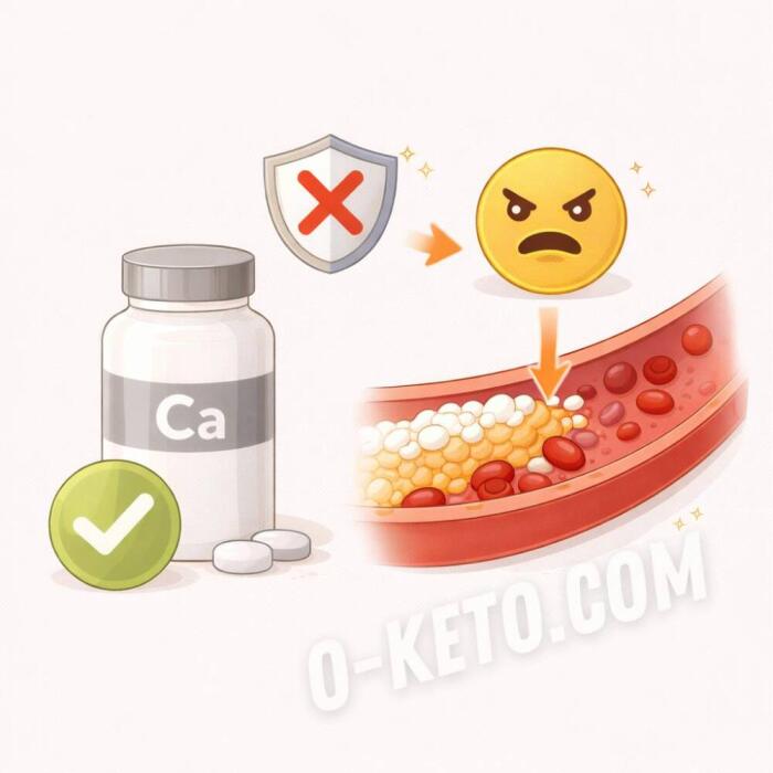 Why is calcium not to blame for calcification?