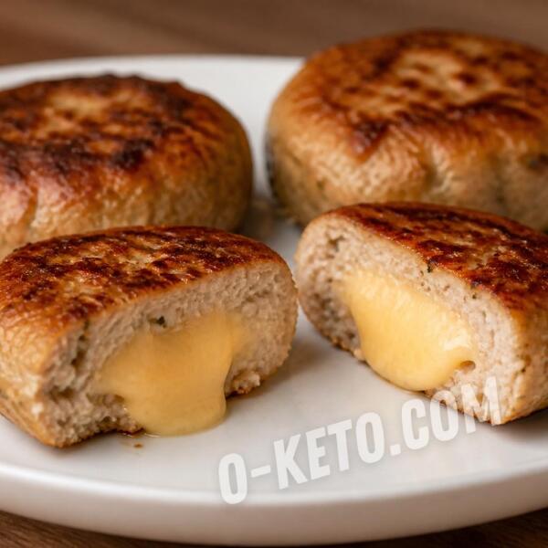 Rețete keto: Chiftele de pui cu brânză topită Rețete keto: Chiftele de pui cu brânză topită