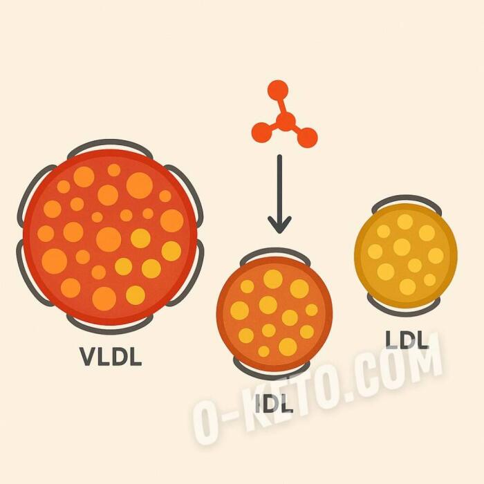 Why does bad cholesterol increase due to a carbohydrate diet?