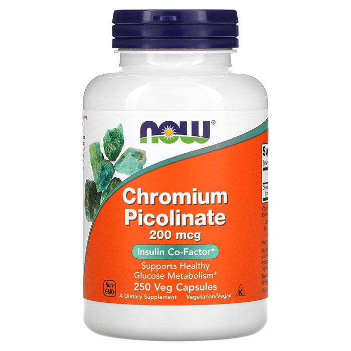 NOW-Foods,-Chromium-Picolinate,-200-mcg,-250-Veg-Capsules