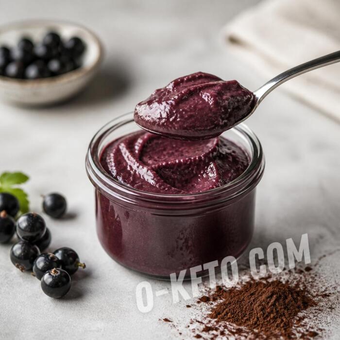 Шоколадно-смородиновый курд