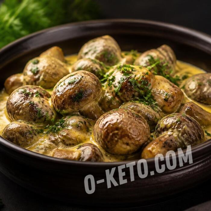 Champignons in Egg Sauce Champignons in Egg Sauce