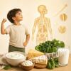 De ce copiii au nevoie de suficient calciu din alimentație