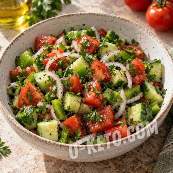 Keto recipes: Azerbaijani Choban Salad