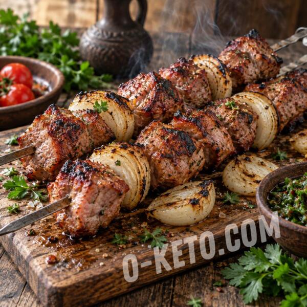 Keto recipes: Pork Mtsvadi Keto recipes: Pork Mtsvadi