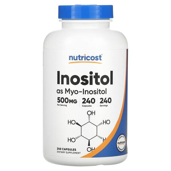 Nutricost, Inositol, 500 mg, 240 Capsules Nutricost, Inositol, 500 mg, 240 Capsules