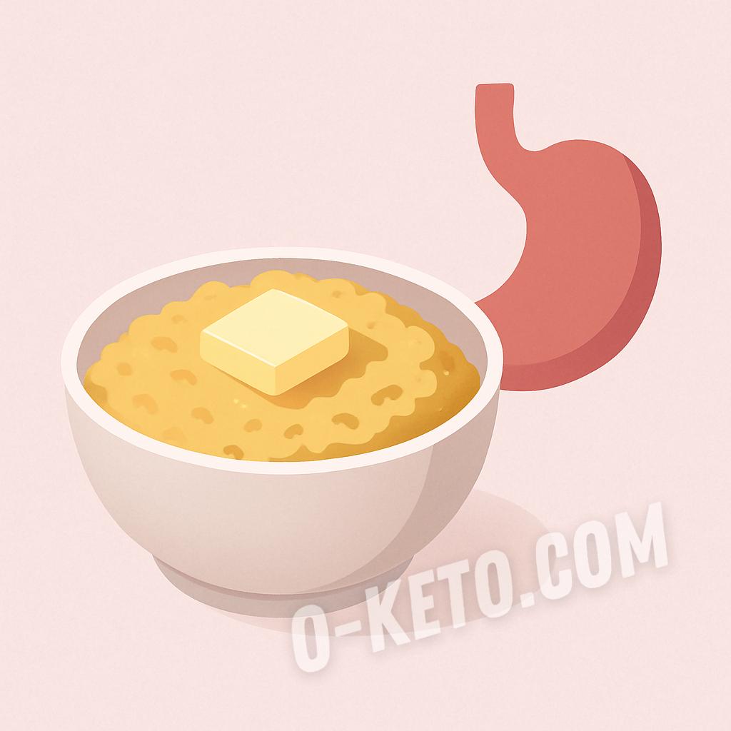 Тест на ГЭРБ пшённой кашей с маслом