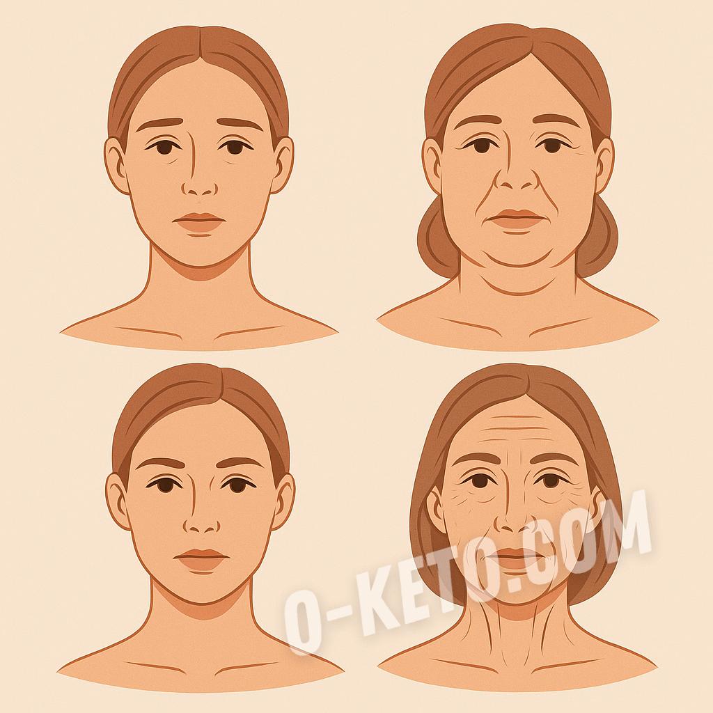 Тест на морфологический тип старения лица