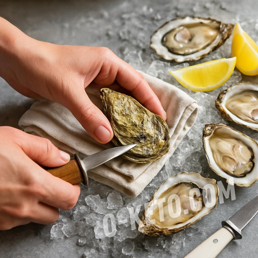 How to properly open an oyster