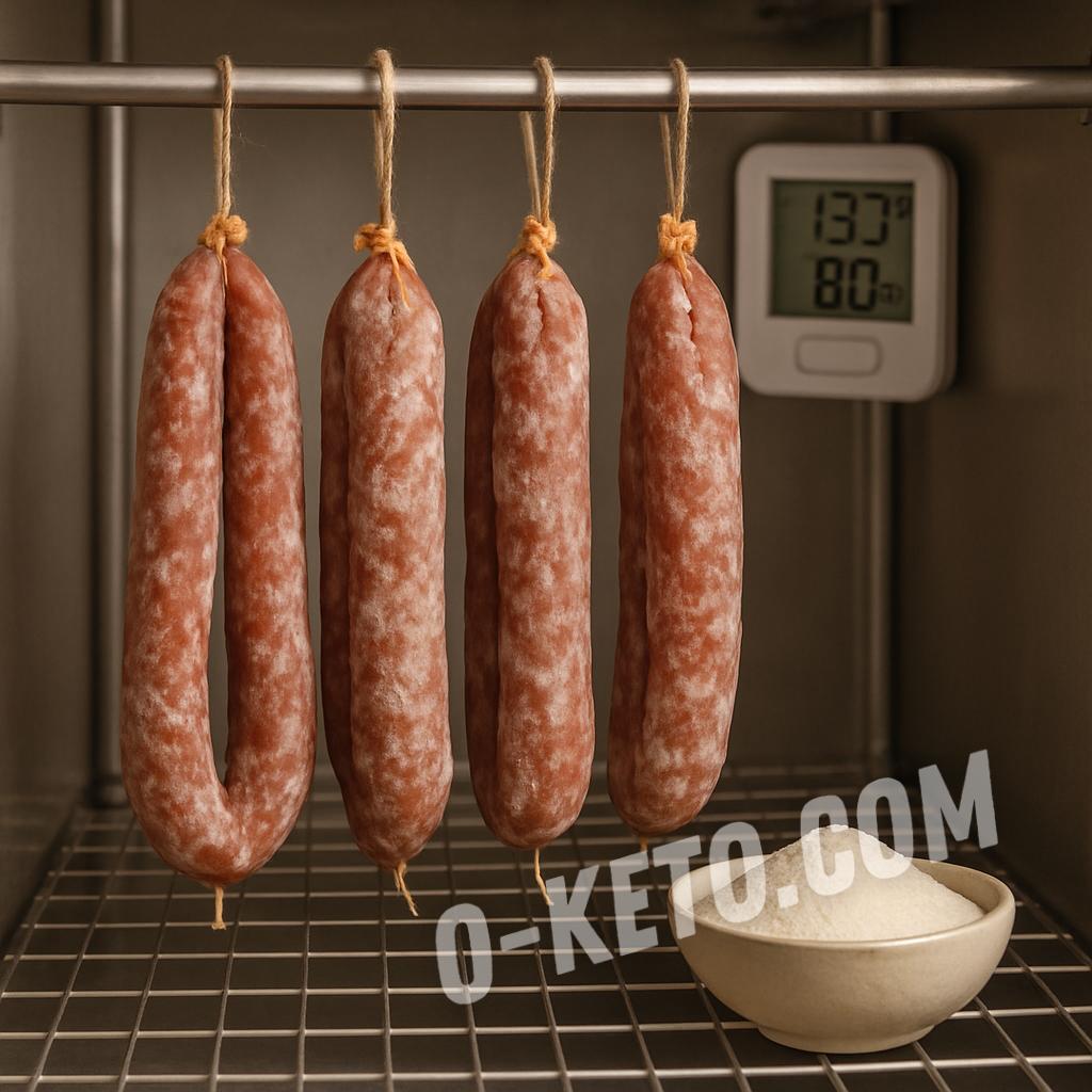Fermentation of dry-cured sausage