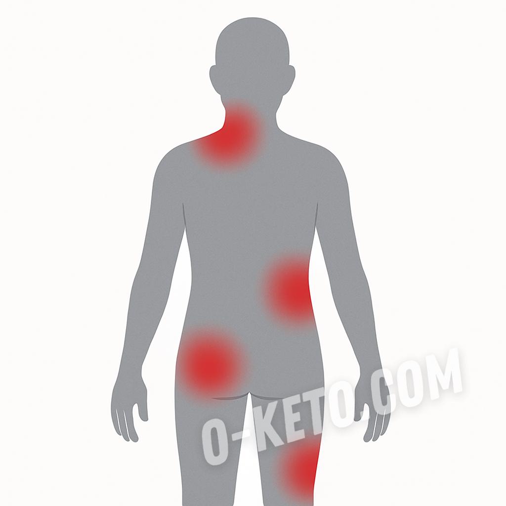 Schematic explanation of referred muscle pain