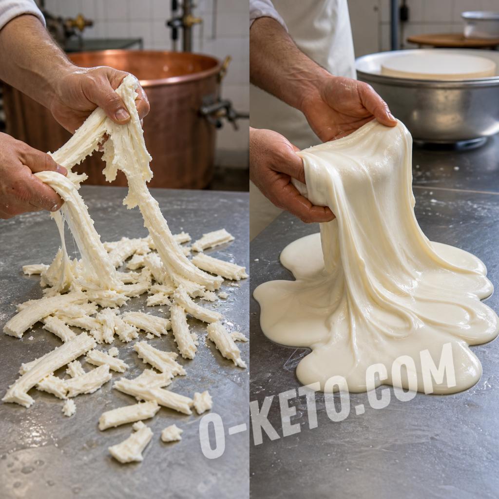 Aciditate insuficienta si excesiva la pasta filata