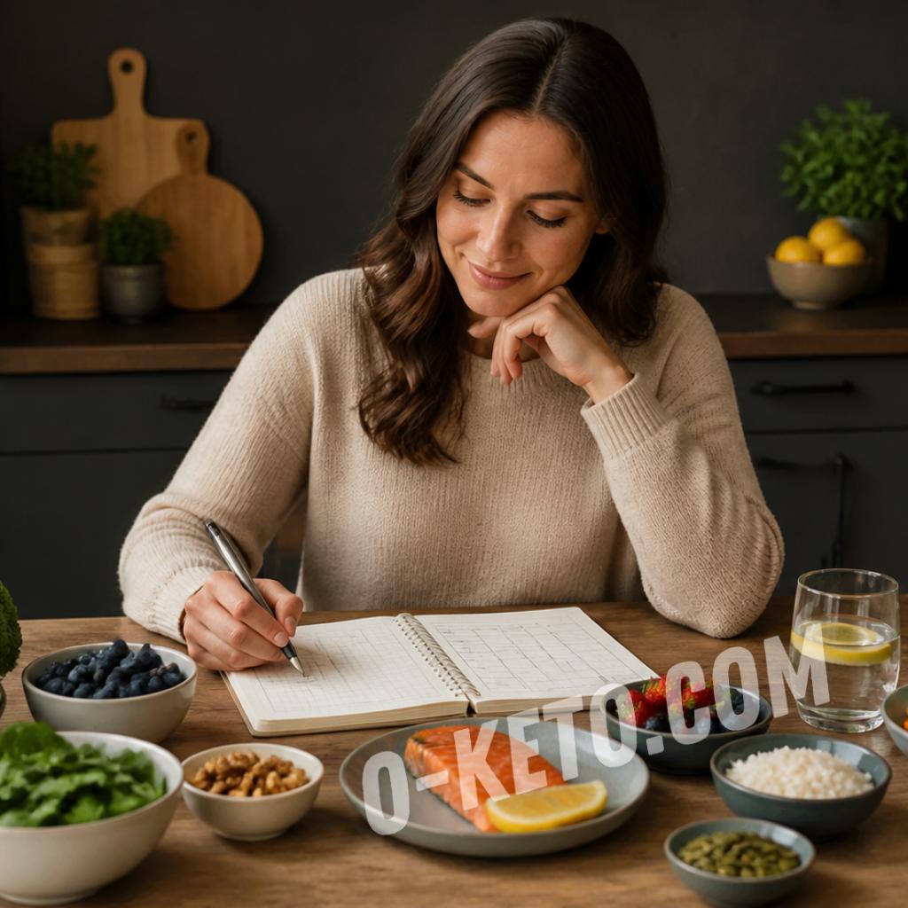 Meal planning and a symptom diary for IBS