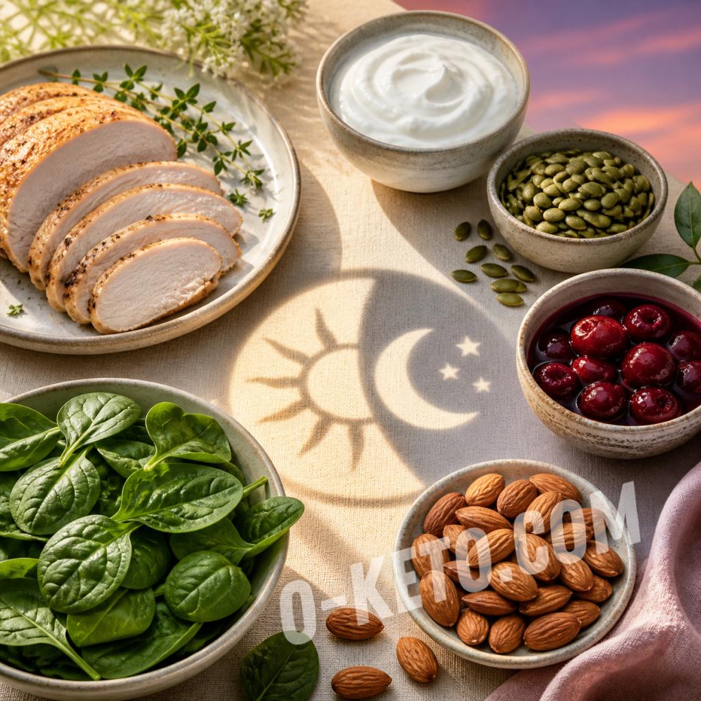 Продукты с триптофаном и возможные пищевые источники мелатонина