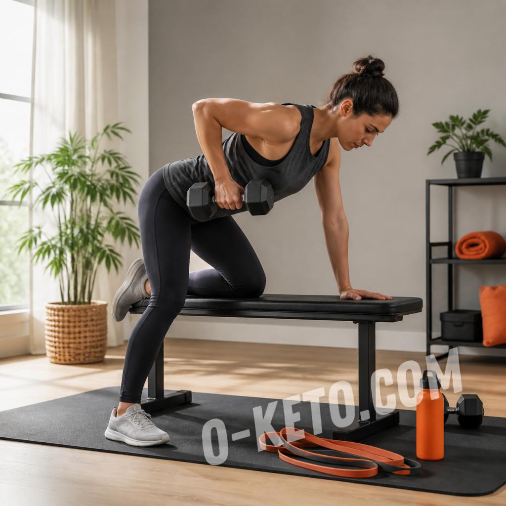 Home dumbbell strength training
