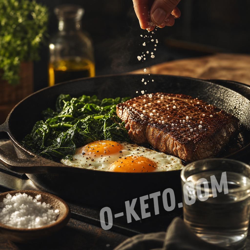 Соль и электролиты на кето: соленая еда, вода и свежие продукты