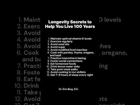 Longevity Secrets to Help You Live 100 Years Longevity Secrets to Help You Live 100 Years