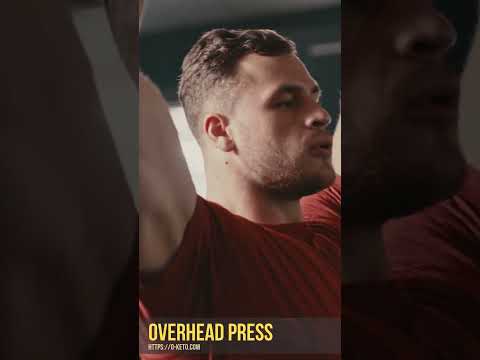 Overhead barbell press. Description and technique