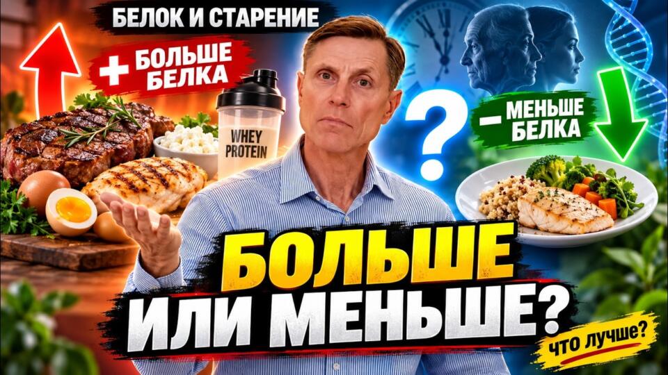Сколько белка нужно, чтобы замедлить старение. Больше или меньше? Сколько белка нужно, чтобы замедлить старение. Больше или меньше?