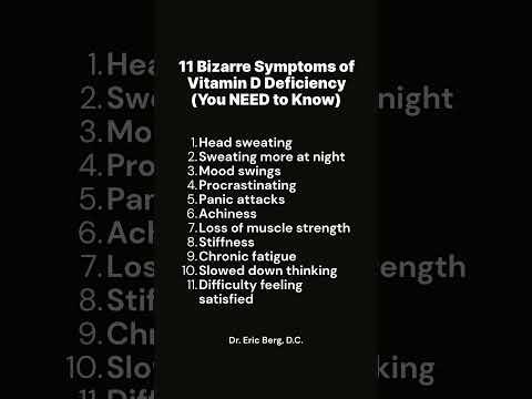 11 Bizarre Symptoms of Vitamin D Deficiency You NEED to Know