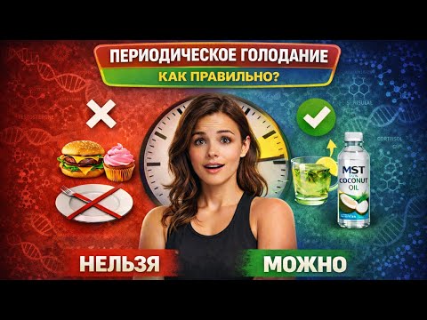 Простые правила периодического голодания! Что можно и чего нельзя в период голода!