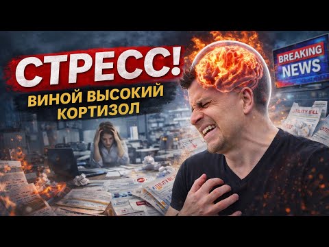 СТРЕСС! Высокий кортизол — 10 признаков, которые нельзя игнорировать