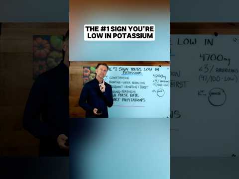 Don't Ignore This Potassium Deficiency Sign (Most People Miss This)
