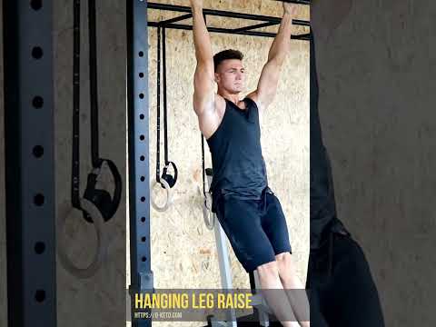 Leg raises in a hang. Description and technique Leg raises in a hang. Description and technique