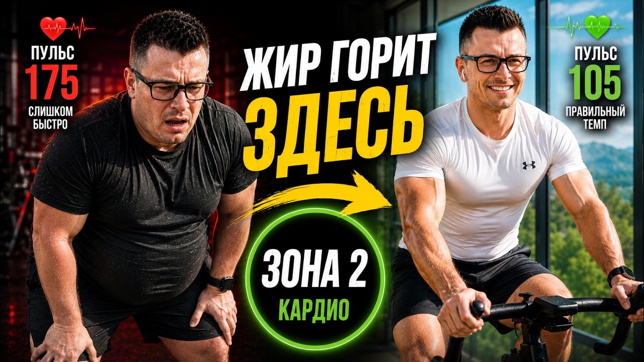 Хватит потеть! Как сжигать ЖИР, а не мышцы на тренировке Хватит потеть! Как сжигать ЖИР, а не мышцы на тренировке