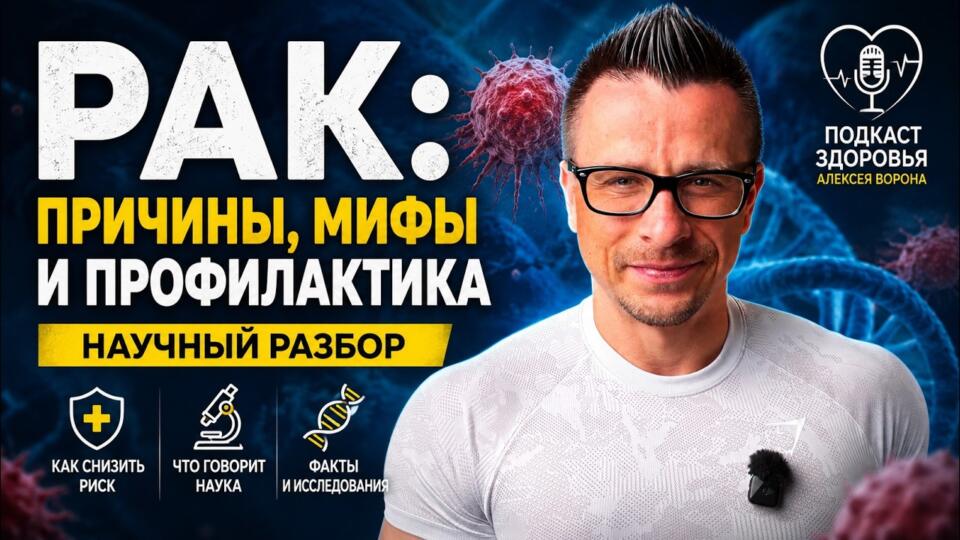 Рак: главные причины, мифы и способы снизить риск | Научный разбор Рак: главные причины, мифы и способы снизить риск | Научный разбор