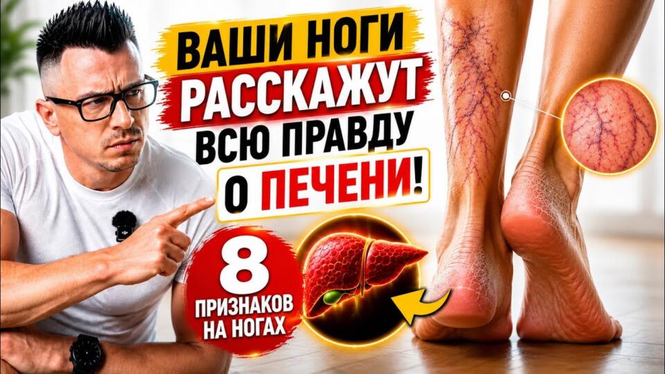 Ваши ноги расскажут всю правду о печени