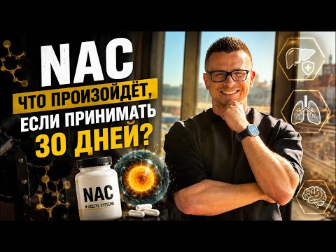 NAC: что произойдёт с организмом за 30 дней? #NAC #Глутатион #Здоровье