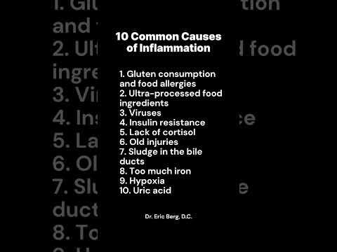 10 Common Causes of Inflammation 10 Common Causes of Inflammation