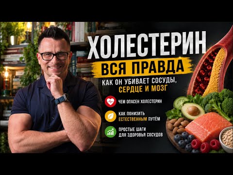 ВСЯ ПРАВДА О ХОЛЕСТЕРИНЕ: как он убивает сосуды, сердце и мозг