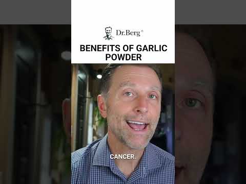 These are the natural health benefits of garlic powder. #drberg #shorts These are the natural health benefits of garlic powder. #drberg #shorts