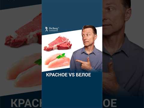 Что полезнее: красное мясо или белое мясо? Лучшее при анемии - это...